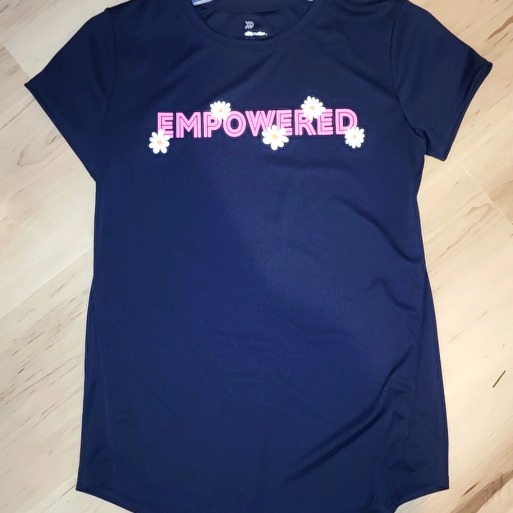 Size 14 kids navy blue shirt